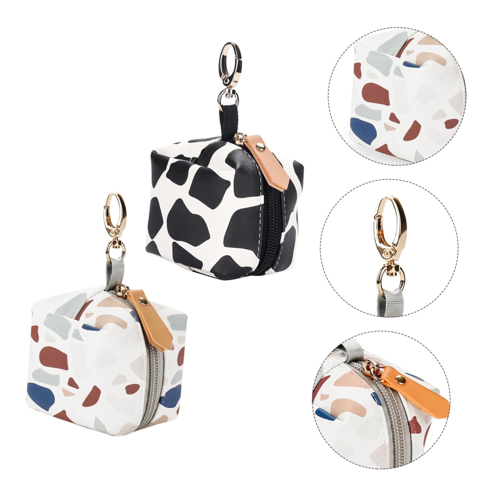YARNOW Estuche Portachupetes Con Diseño De Piedra Y Organizador De Chupetes Para Bebés De Limpiar Y Transportar Para Accesorios 2 Piezas*2