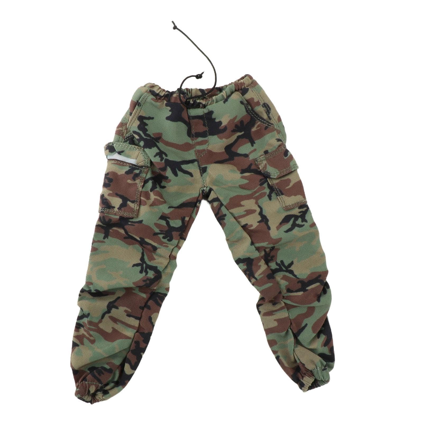 DYNWAVE 1:6 Scale Figure Clothes Collectible Action Figures Clothes Pants Streetwear Costume for 12'' inch Doll Figures Clothes Accs, Green