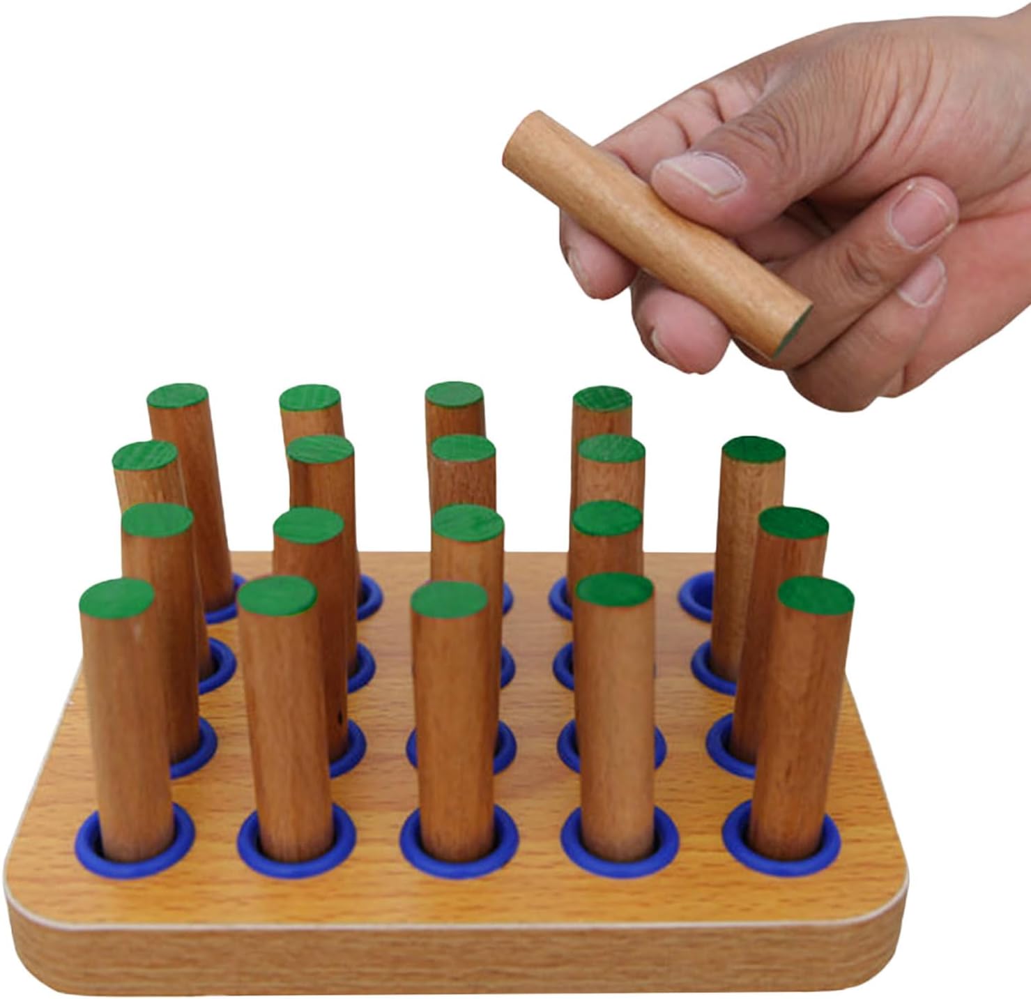 Finger Exercise Pegboard | Hand Rehabilitation Exercise Peg Board | Multifunctional Occupational Training Equipment for Adults Men Women Friends Lovers Grandpa Grandma