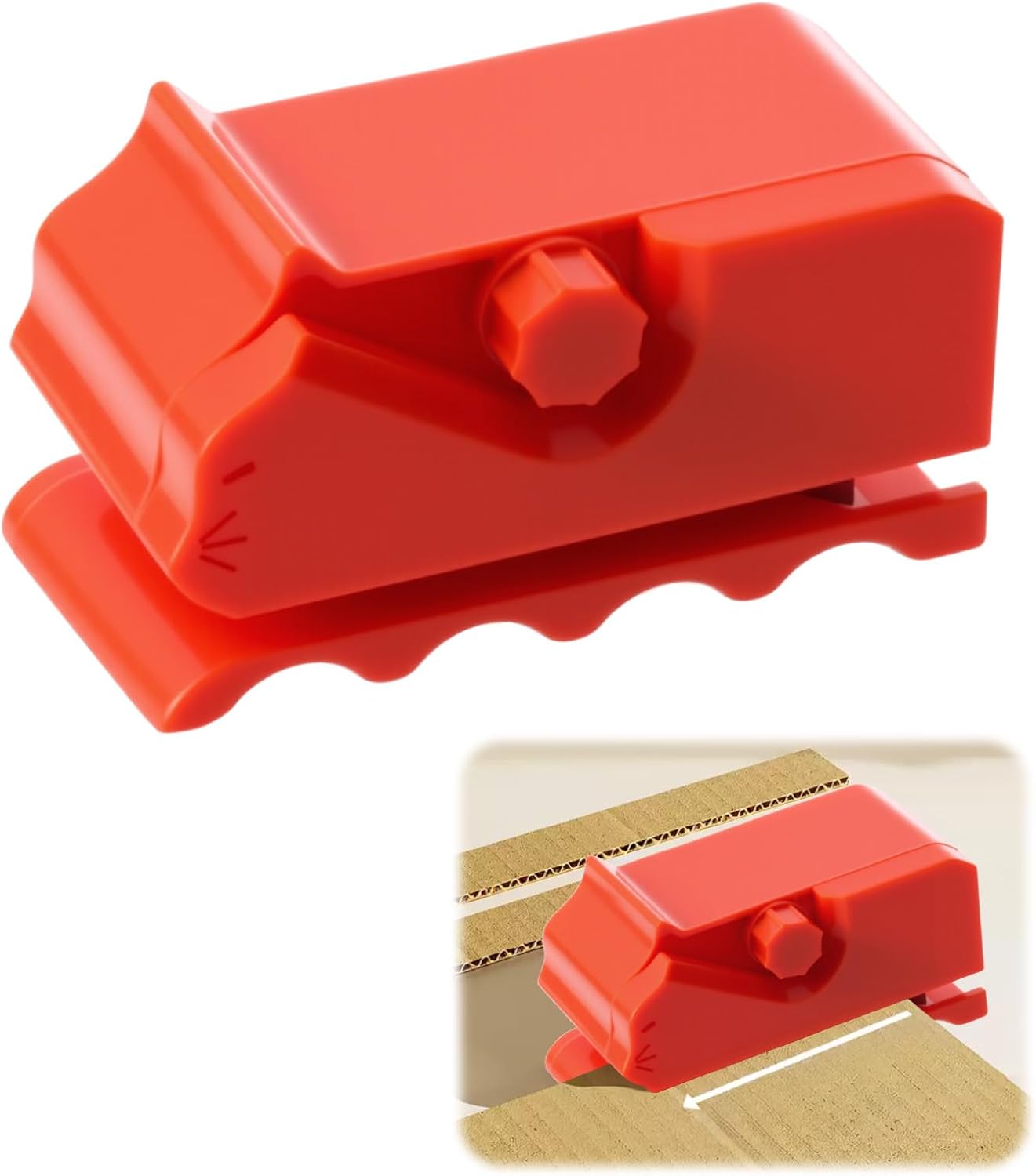 Cardboard Cutter for Cat Scratchers, Easy to Use, Sturdy and Lightweight 3D Printed Handheld Cutter Tool for DIY Projects, Crafts, Scratch Pads, and Box Cutter for Cat Lovers, 1 Pc