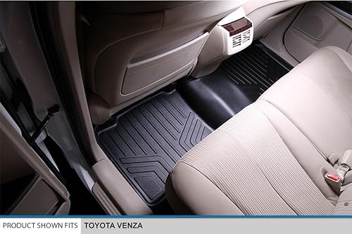 Miniatura 4 de MAXLINER - Juego de alfombrillas de 2 filas para Toyota Venza 2009-2012