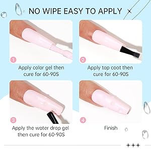 SUPWEE Clear 3D Nail Gel Sculpting Gel for Nail Art Water Droplet Gel Nail Polish for Nail Rhinestone Nail Craving Gel Paint for Home Manicure DIY Soak Off UV Gel Drawing Molding Nail Art Glue