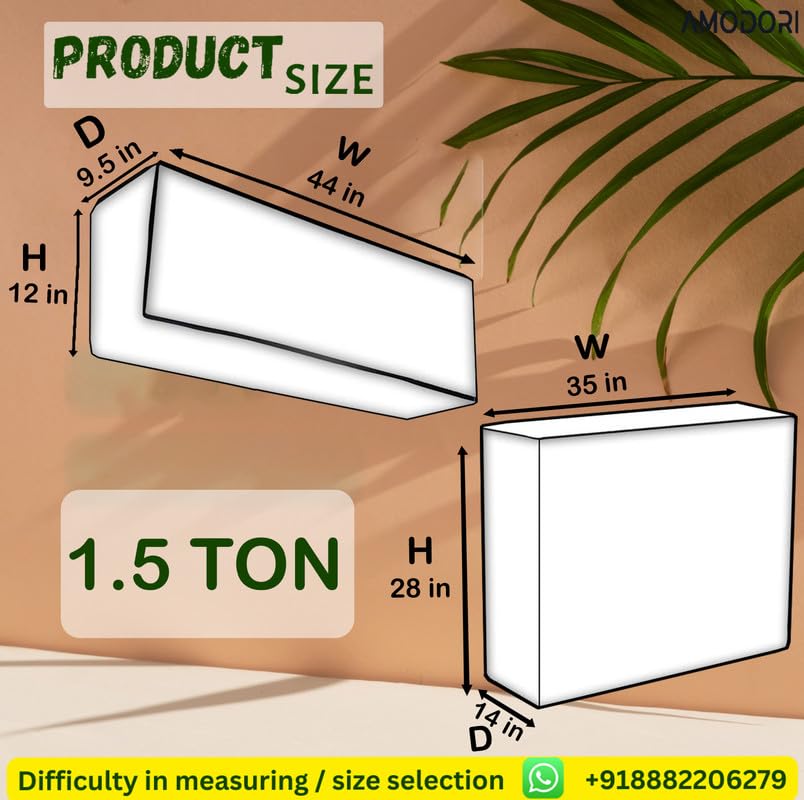Diwali Offer Buy Now Amodori Outdoor Split Ac Protector – Universal Fit For 1–1.5