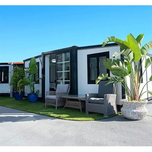 Customizable Portable Foldable Tiny House Prefab Tiny Mobile Home 20ft/30ft/40ft with Bedrooms & Kitchen Bathroom Container Home