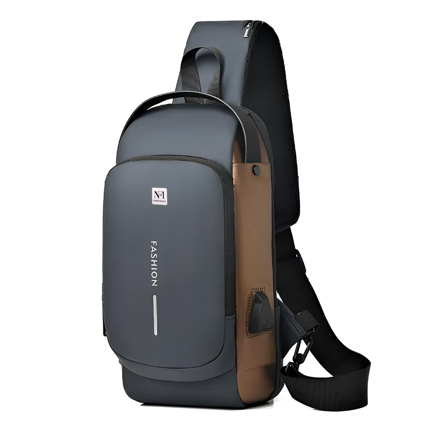Crossbody Sling Bag for Men Women, Anti-Theft Waterproof Chest Bag with USB Charging Port, Travel Sports Backpack Shoulder Bag, Cross Body Messenger Bags-image-30