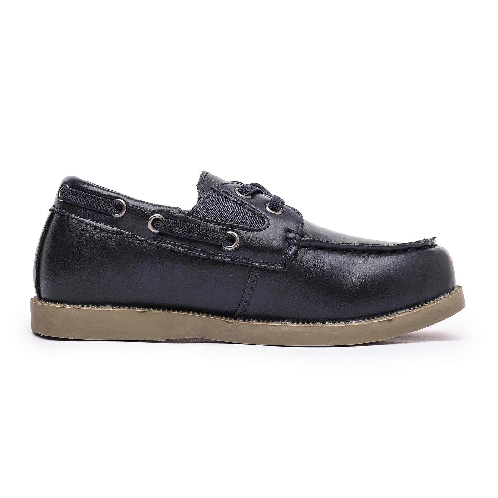 DADAWEN Jungen Mädchen Anzugschuhe mit 2 Loch Schnürsenkeln Oxfords Schule Loafers