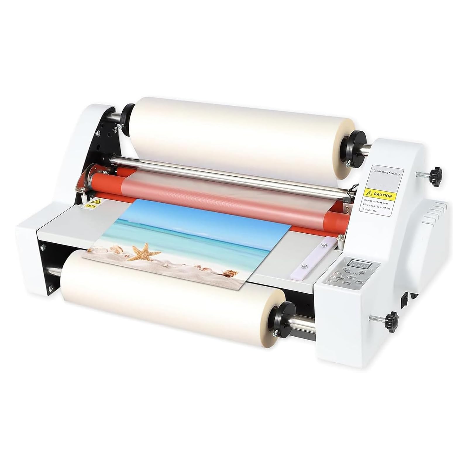 Plastifieuse À Rouleaux Chauds/froids 350 Mm, Machine À Plastifier Thermique Simple Et Double Face Avec Affichage Numérique Pour La Maison, Le Bureau Et Lécole (machine À Plastifier) Null 450mm