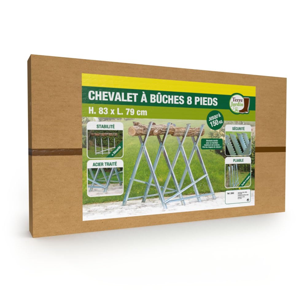 Chevalet de sciage pliable en acier
