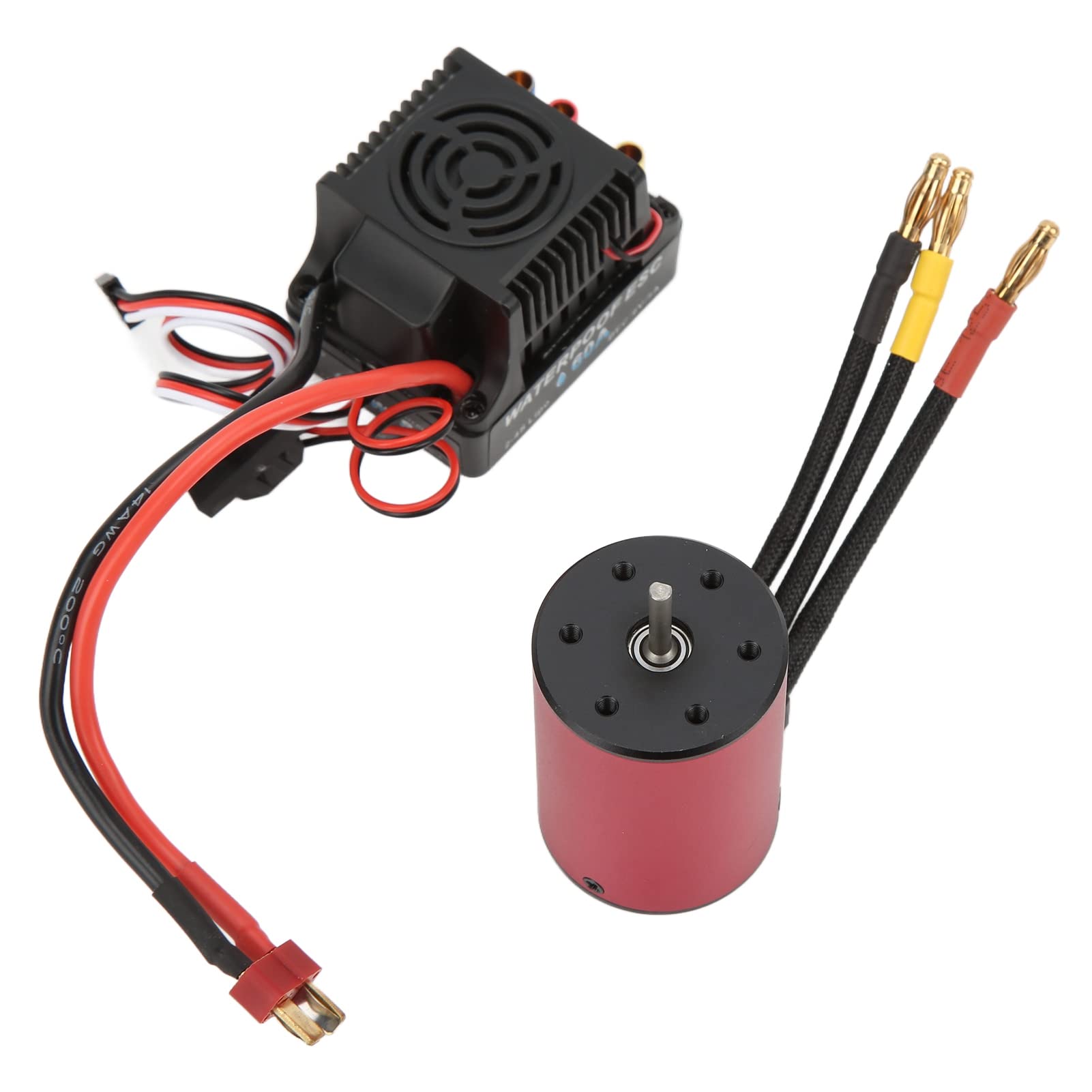 Yctze Silnik Bezszczotkowy 3650 4300KV z kombinacją 60A ESC do Samochodów RC /10 – Wysoka wydajność i wydajność