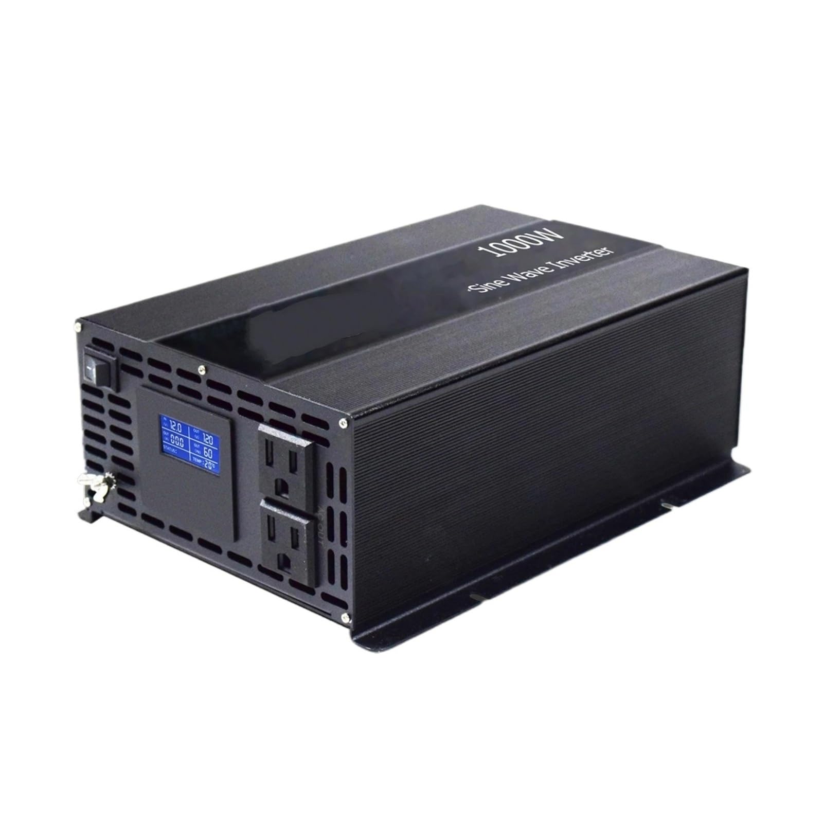 Inverter Convertisseur Hors Réseau 1KW 2KW 3KW Onduleur Onde Sinusoïdale pour Batterie Panneau Solaire 12V/24V/36V/48V DC 110/120V/220V/230V/240V AC(1000W,36V,110V)