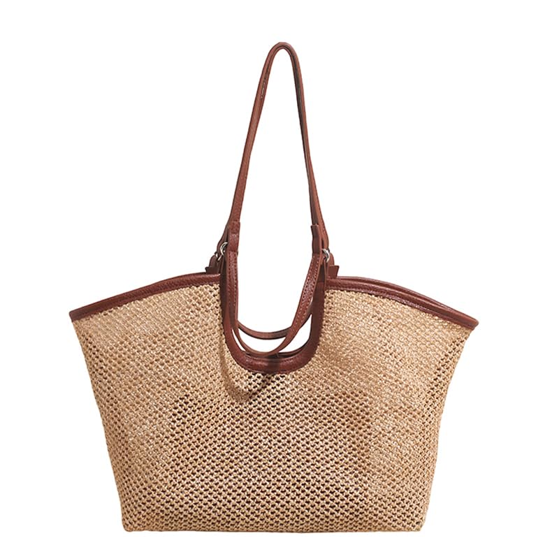 Sac en paille parfait pour la plage et vos vacances d'été ensoleillées