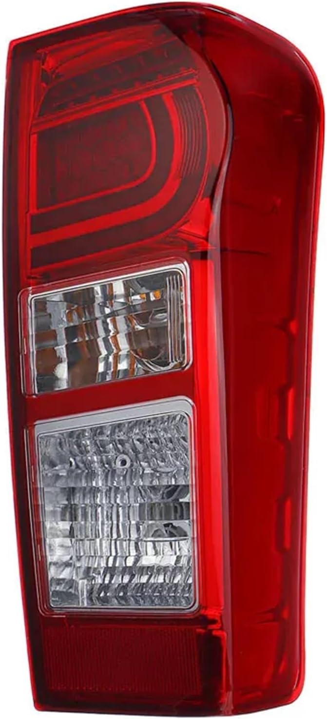 Car Rear LED Tail Light Assembly Compatible for Isuzu DMax D-Max 2012-2016 2017 2018 2019 with Wire Harness Bulbs(Red-Right)