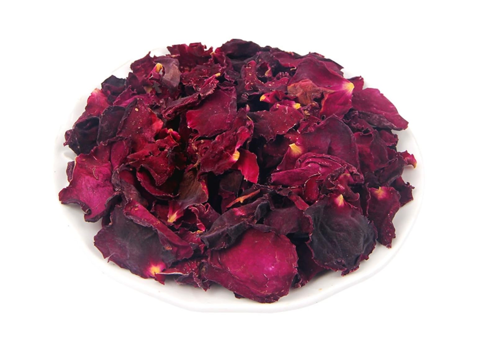 Dried Red Rose Petals, Real Natural Dried Rose Petals 50g for Tea, Cake, Soap Making, Candle Making, Wedding, Confetti, DIY Crafts Edible (darkrosept50g)