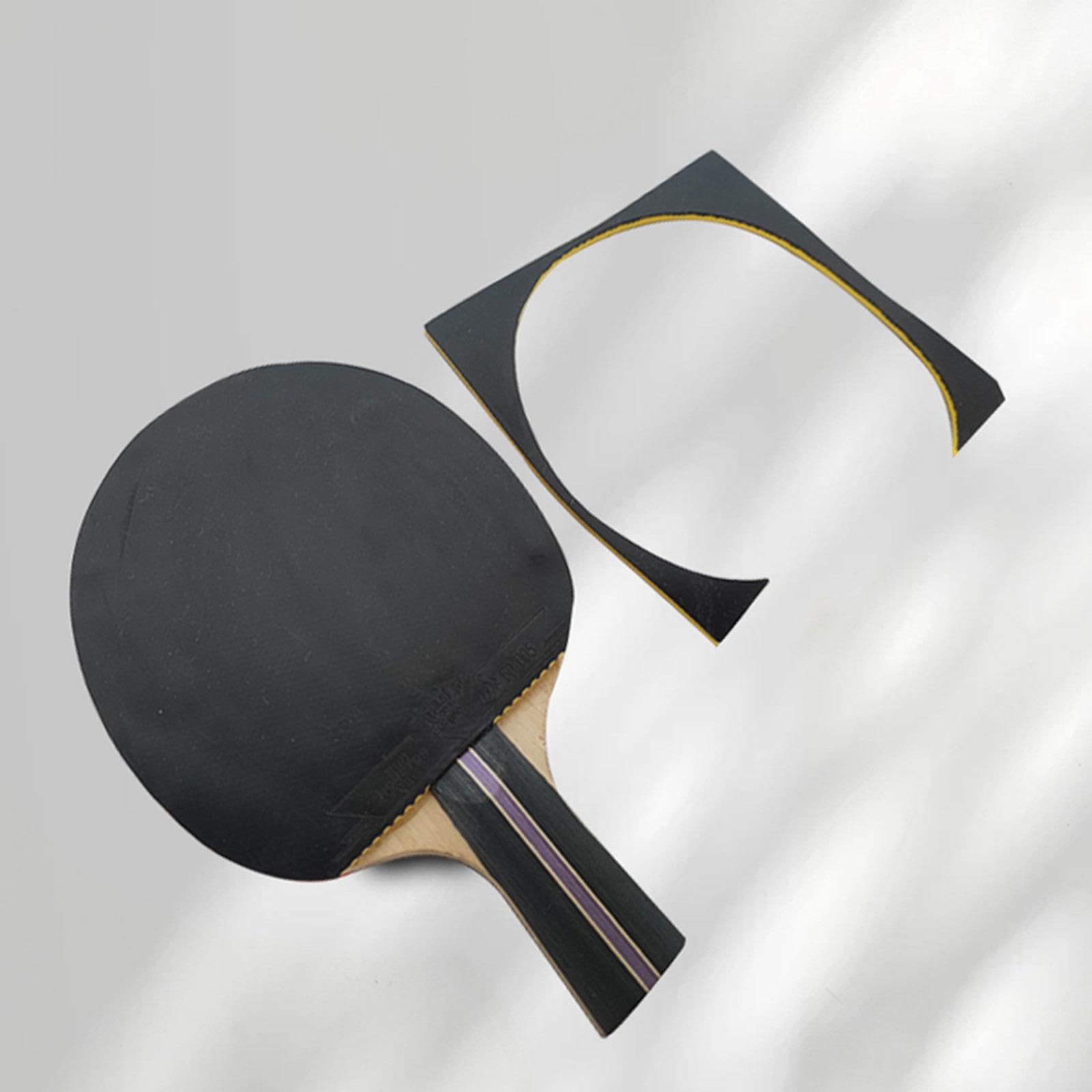 Taglierina Pong per Rifinitura Gomma Racchette, Kit Taglio Universale per Penhold e Shakehand, Strumento Regolabile e Stabile