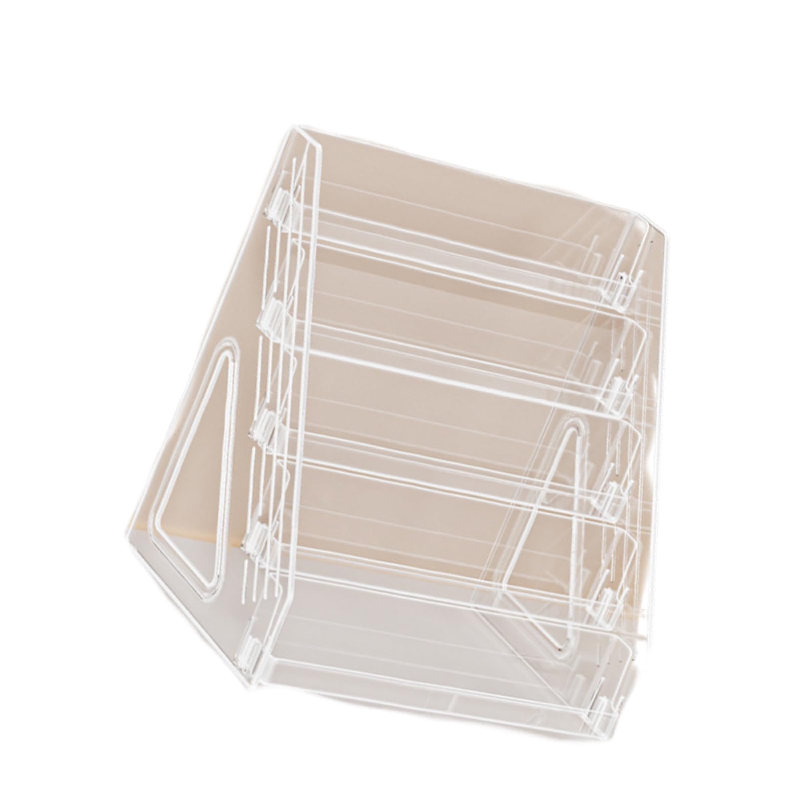 Msioytog Multilayer Trading Card Stand Stand Clear Acrylic Card Display Shelf for Collectible Baseball Basketball Trading Cards Basketball Owner