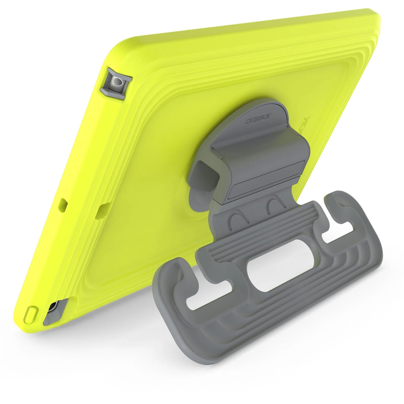 OtterBox Made for Kids Case for iPad 7th, 8th & 9th Gen (10.2" Display - 2019, 2020 & 2021 Version) with Kickstand & Car Headrest Mount Holder - Martian Green