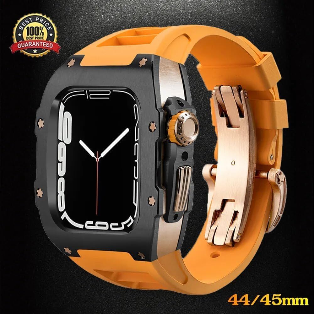 Amazon.com: ZHZJQE Stainless Steel Watch Case Rubber Watch
