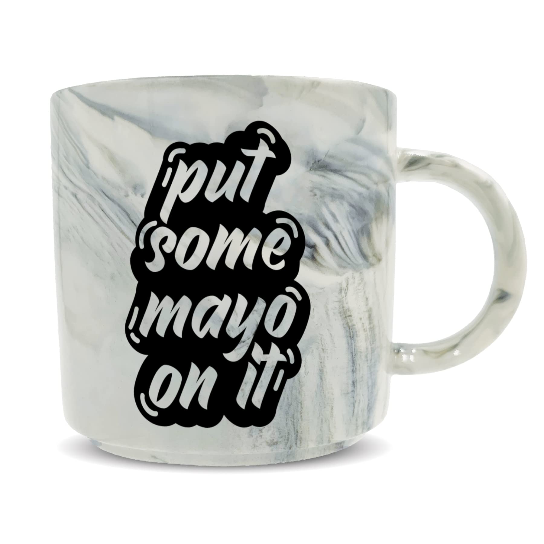 Hippowarehouse Put Some Mayo On It Mayonnaise Printed Mug Various Colour Options Ceramic Cup Kitchenware 11oz