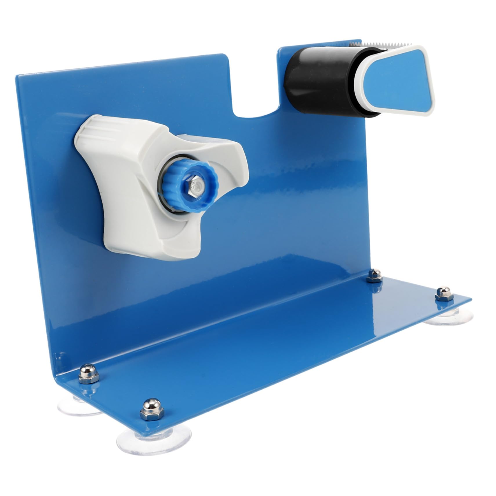 Uonlytech Klebebandabroller mit Saugnapf Eisen für Schreibtisch und Lager Robust für Schwere Nutzung für Rollen bis 19cm Außendurchmesser