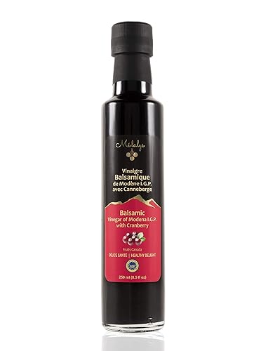 Vinagre Balsámico de Módena y Arándano Canadiense. Una deliciosa creación italo-canadiense. Envejecido +8 años. 8.5 fl oz