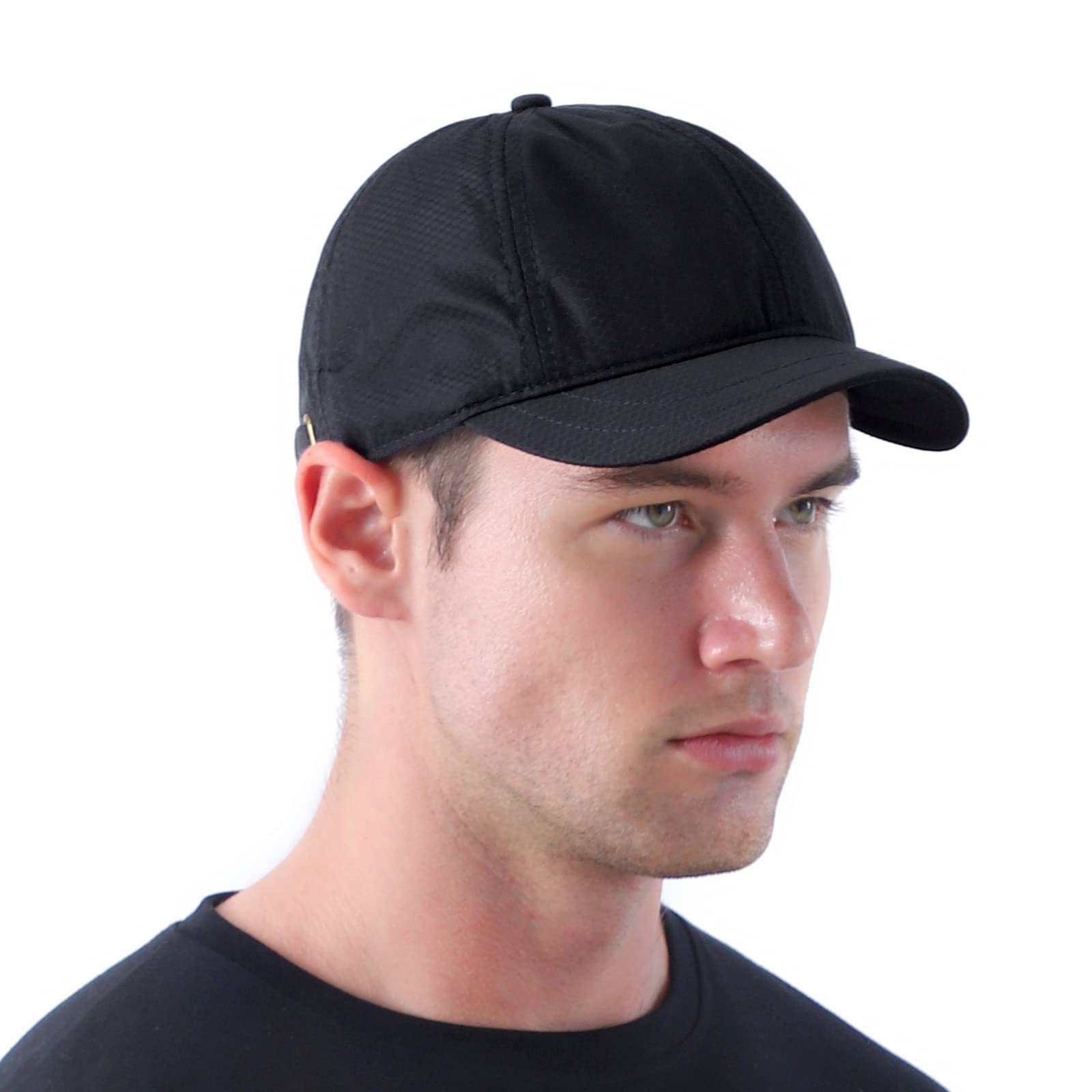 KCZAKA Quick Dry Short Brim Baseball Cap Unisex Spring Summer