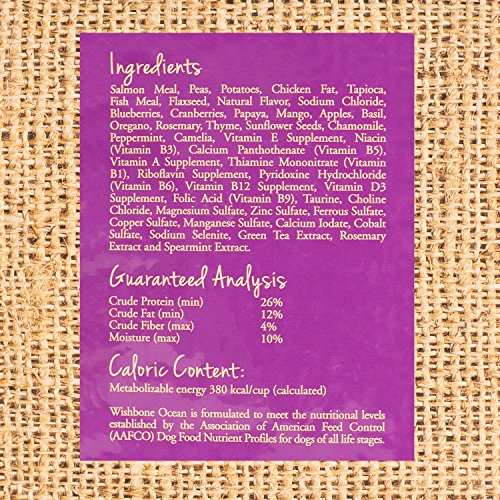 Wishbone Ocean, Alimento Canino Livre de Grãos Wishbone 10,89kg