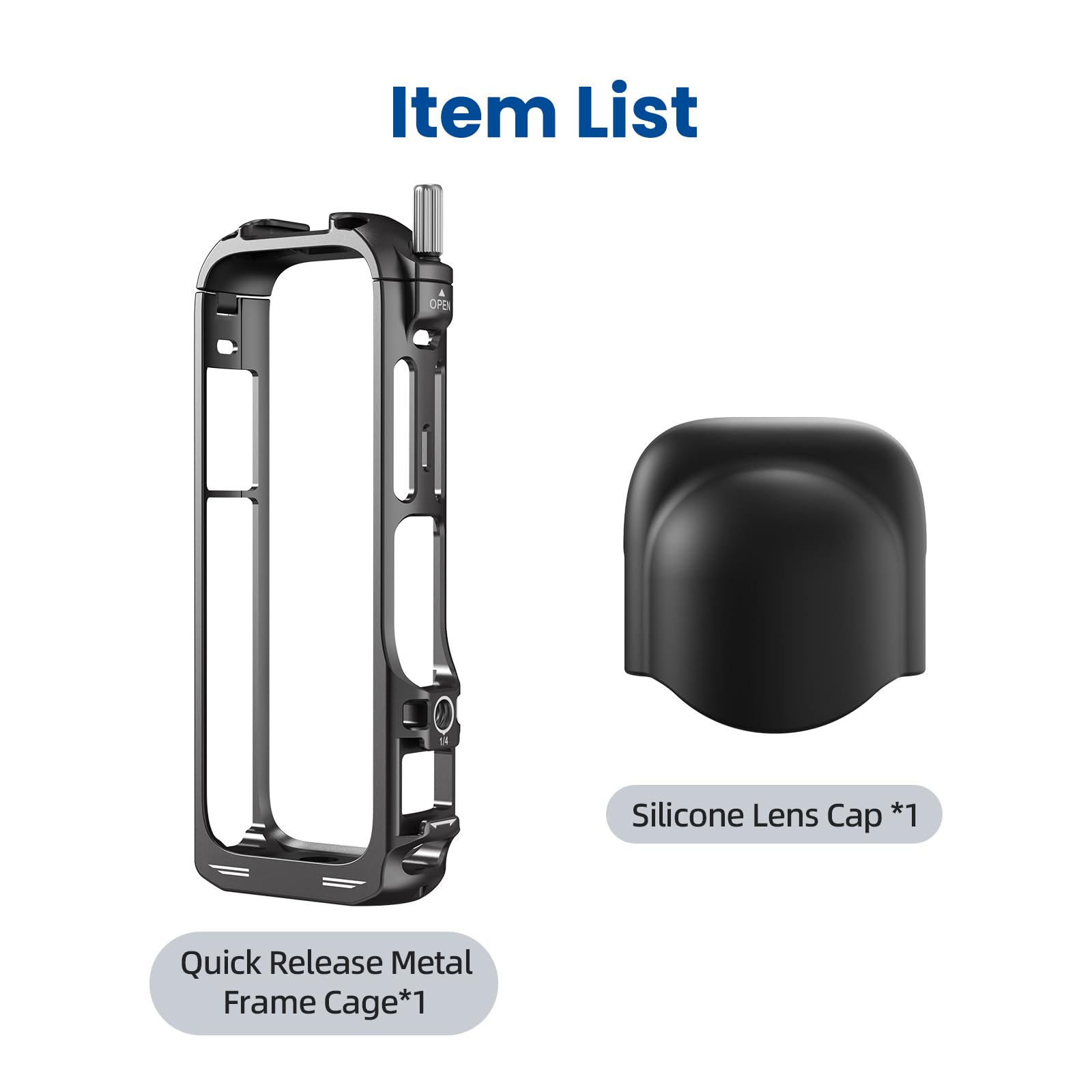 Boîtier de protection en métal pour caméra de sport 360°
