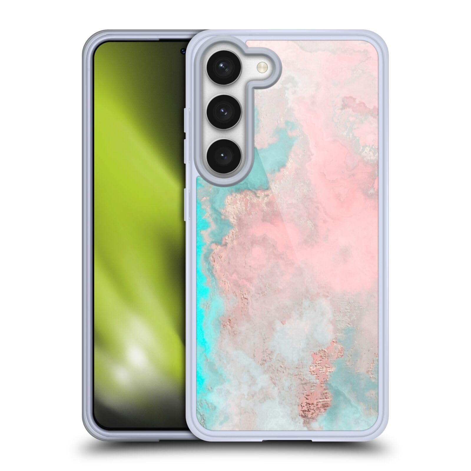 Funda de gel suave para Samsung S23 5G protectora texturas mármol 8