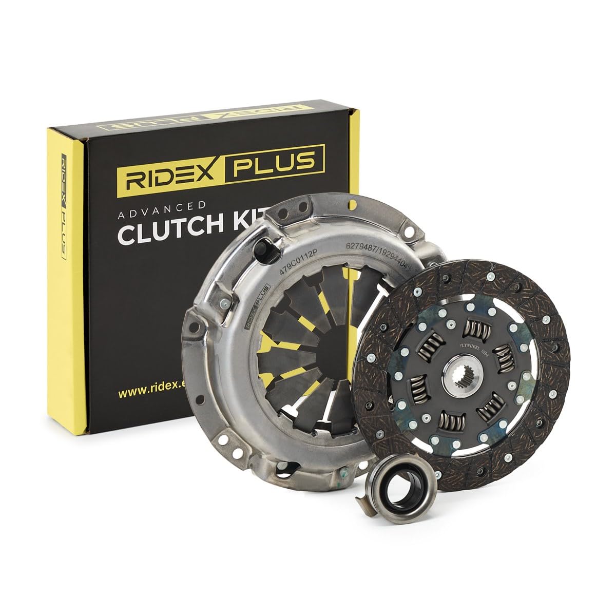 RIDEX PLUS 479C0112P Kit de embrague con cojinete de desembrague con plato de embrague Compatible con SUZUKI SWIFT III MZ, EZ