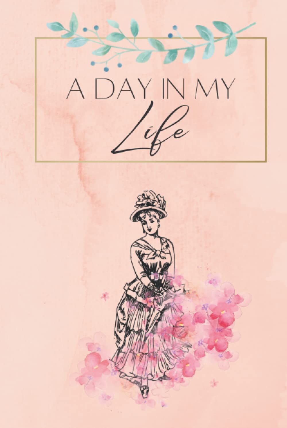 Beautiful Aesthetic Life Journal (Notebook) 100 GSM, Softly Lined, 6*9 inches, 100 Pages: A Day in My Life - First pastel color page for a memorable photo
