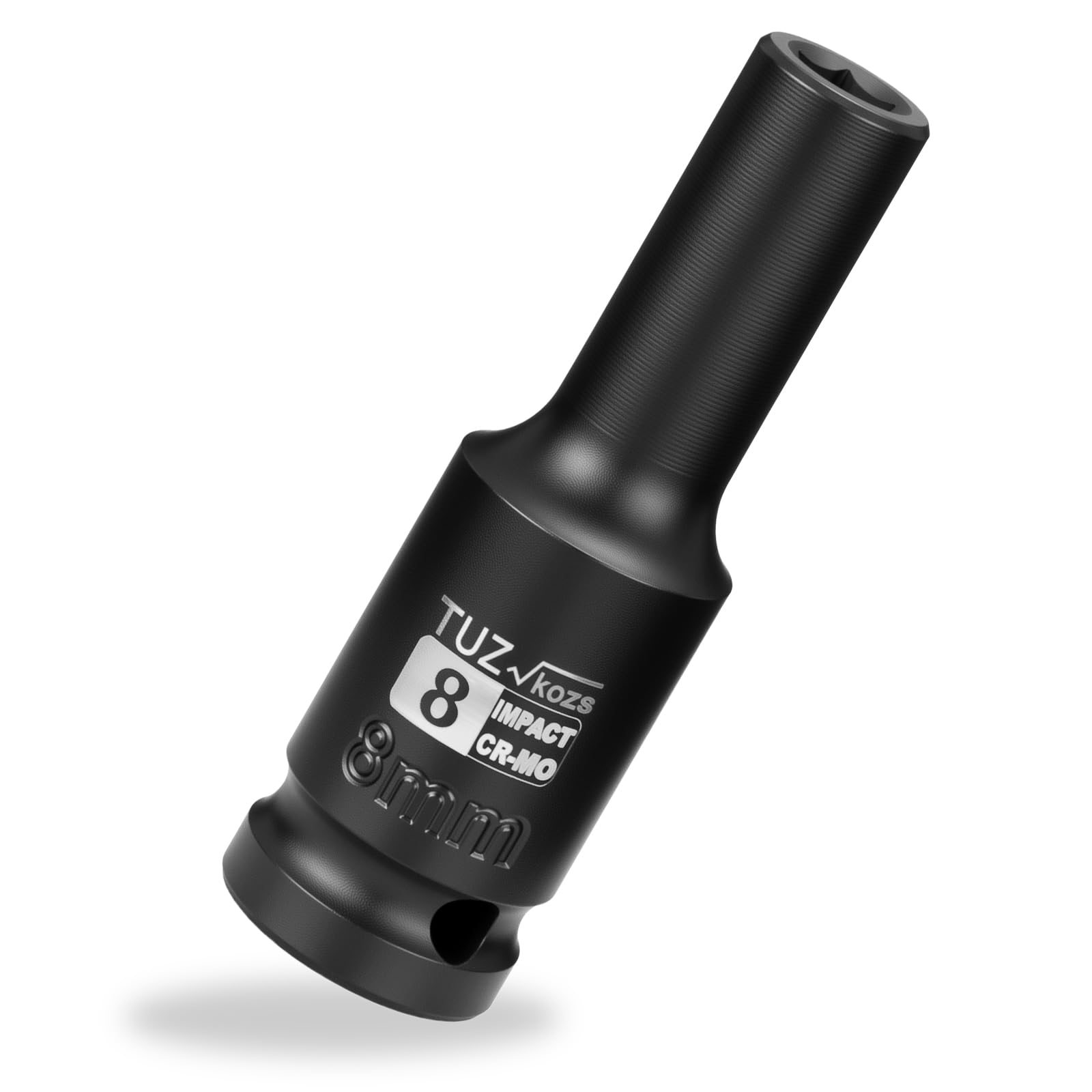 1/2 Inch Drive 8mm Deep Metric 6 Point CR-MO Impact Socket