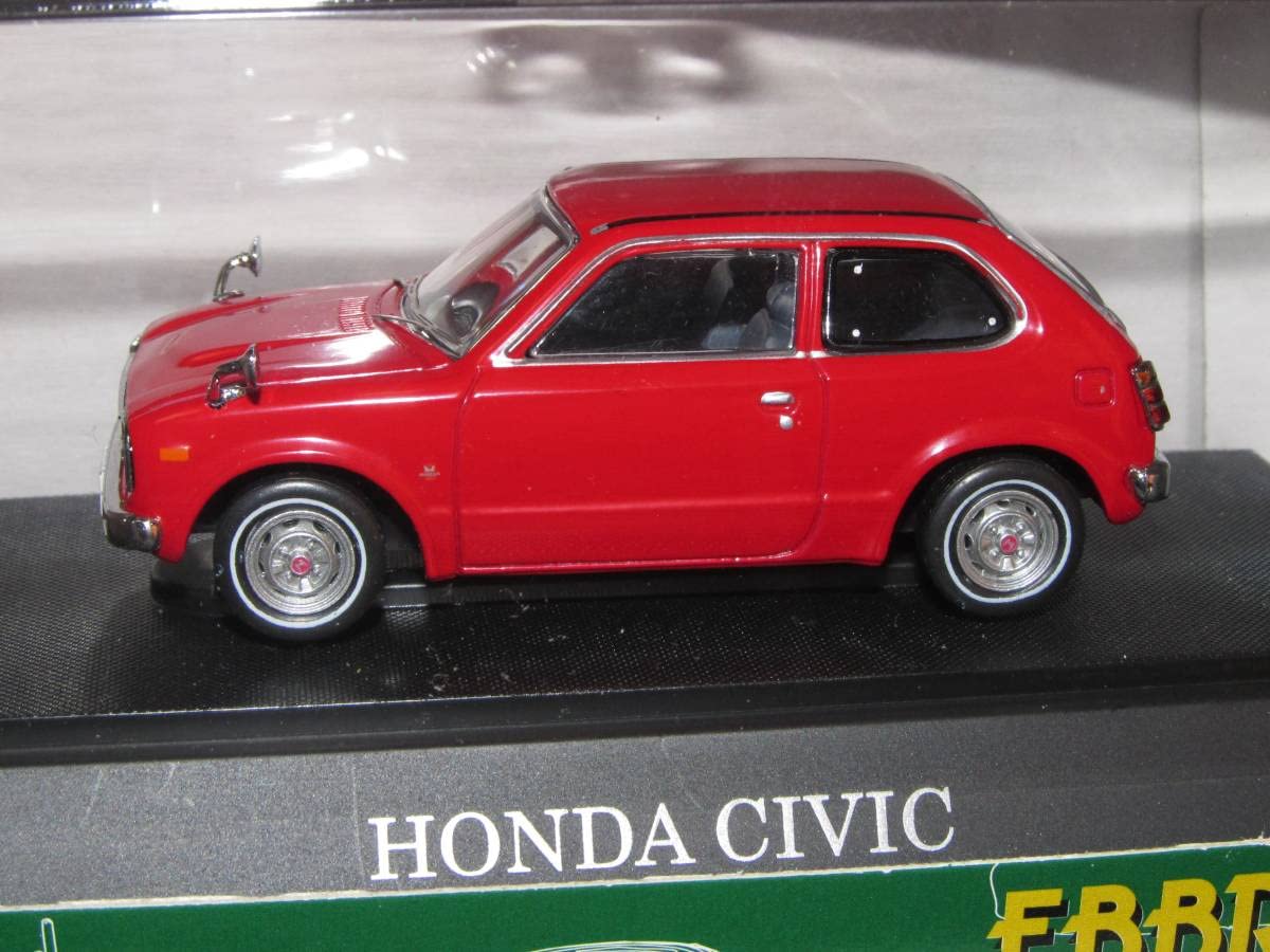 Amazon | エブロ 1/43【ミニカー シビック HI-DELUXE (レッド