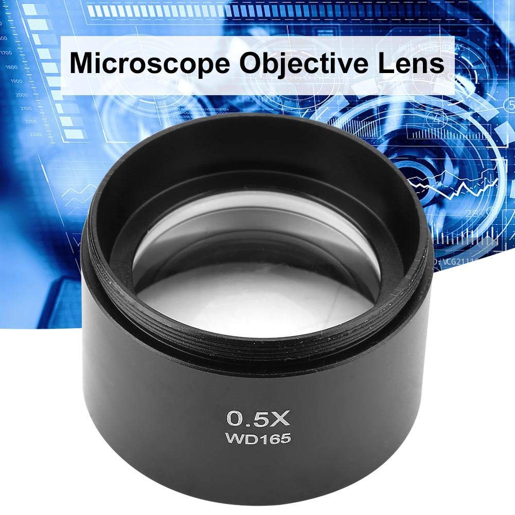 0.5X Barlow Lens Auxiliary Objective Lens Stereo Microscope Objective