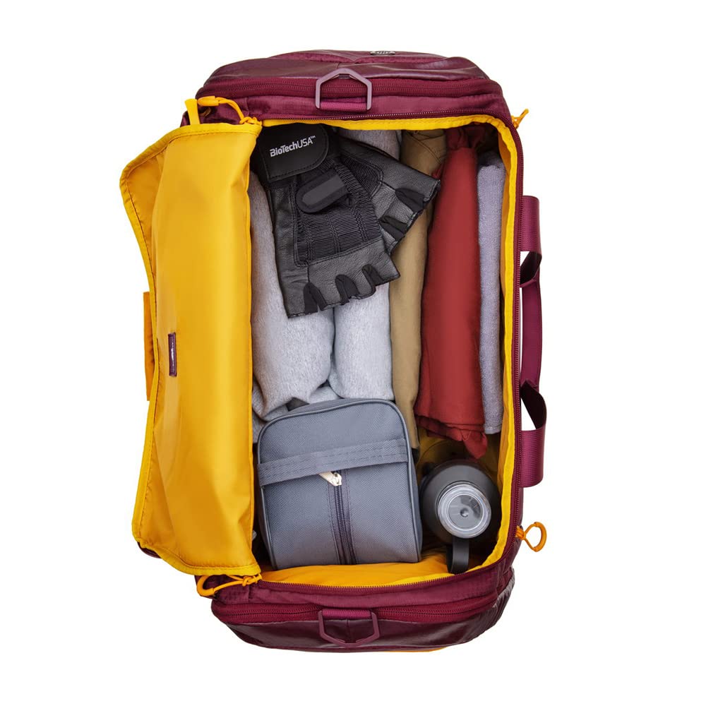 Rivacase Borsa sportiva con scomparto per scarpe – Duffelbag per uomo e donna in materiale impermeabile di alta qualità – Borsa a tracolla – Borsa da nuoto – Weekender – Borsa da palestra – 35 l