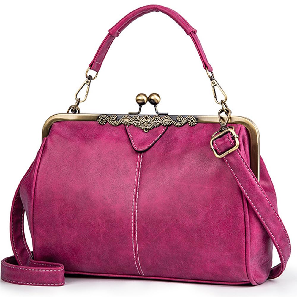 Sac à main rétro pour femmes style vintage crossbody multipoche - 5