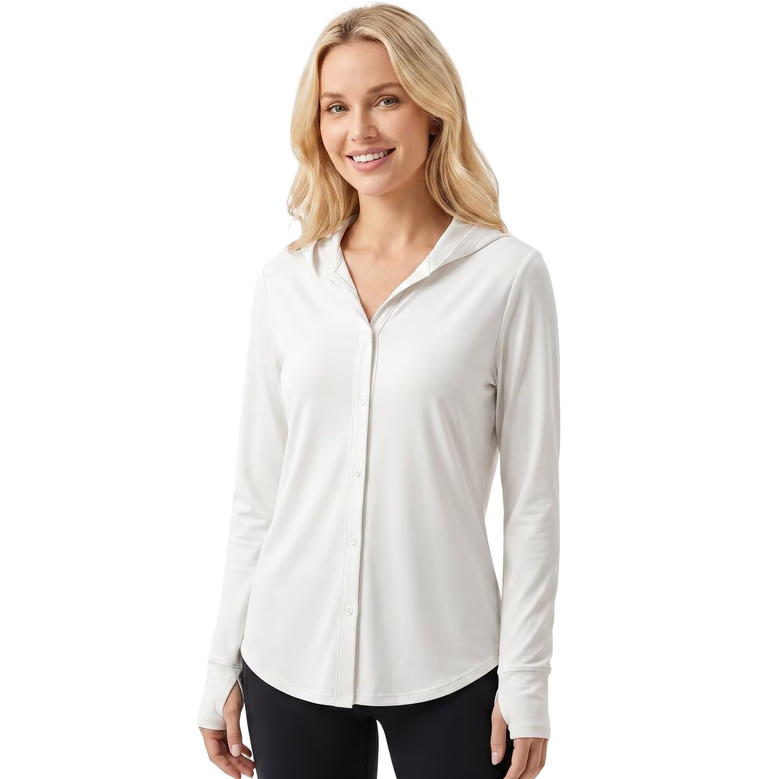 Camiseta Proteccion Solar Mujer Manga Larga Ligeras UPF 50+ Deporte UV Ropa