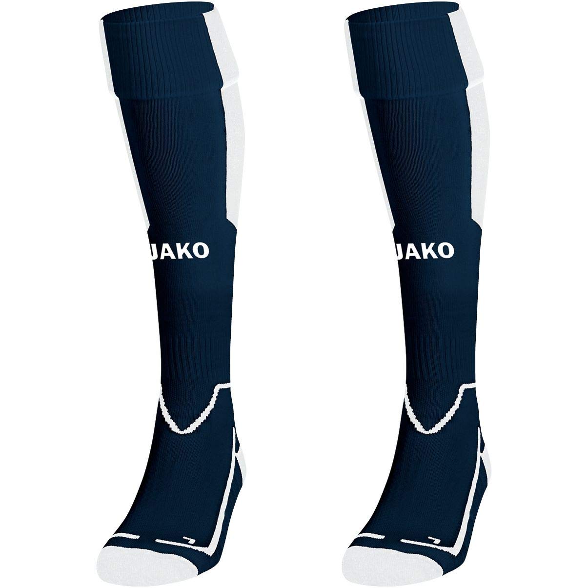 JAKO Lazio Socks Unisex Socks - Navy/White, 5 (43-46)