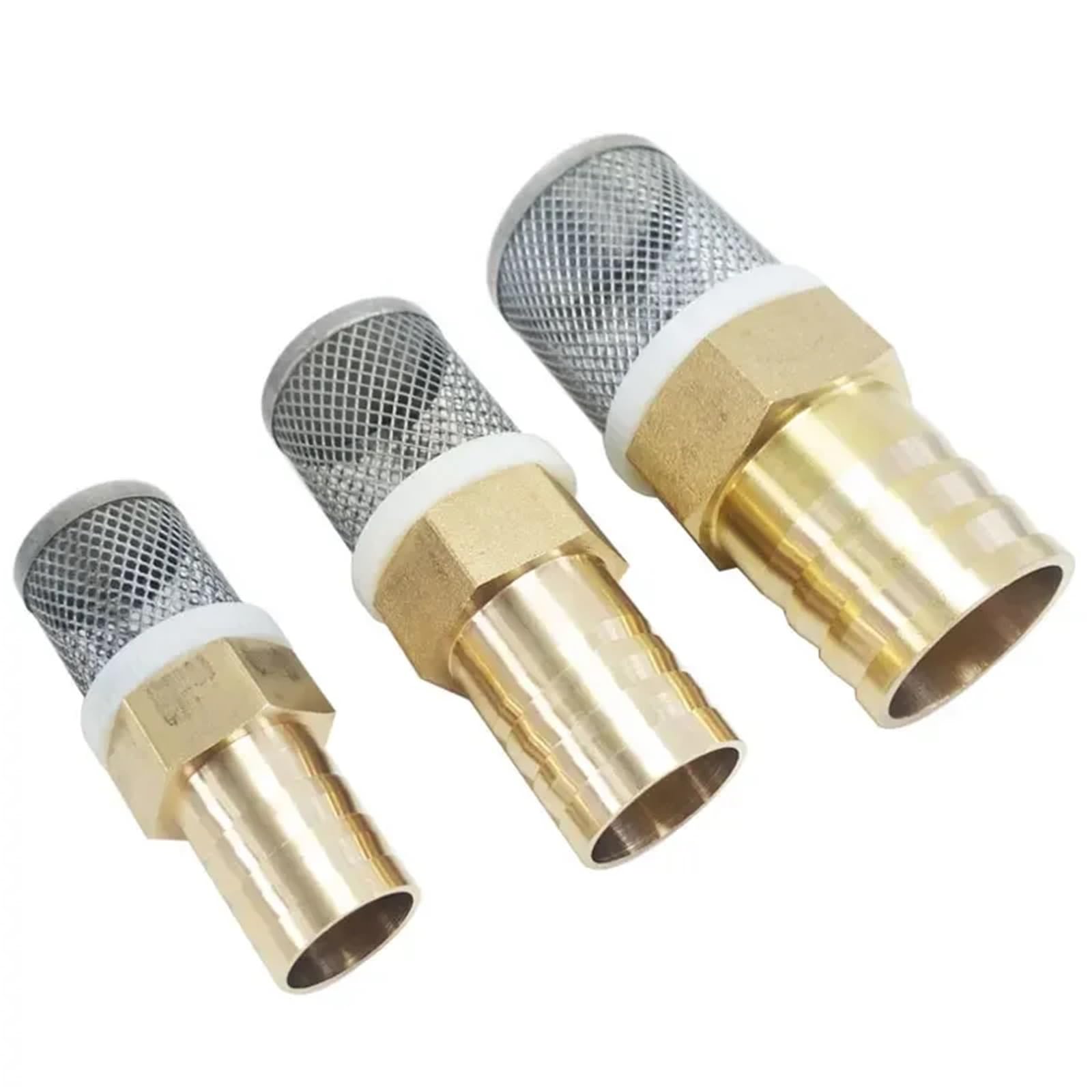 Mosiężny zawór zwrotny z trzpieniem do węża 6, 8, 10, 12, 14, 16, 19, 25 i 32 mm, średnica zewnętrzna, filtr ze stali nierdzewnej, zawór dolny, zawór stopowy dla wody. (19 mm)