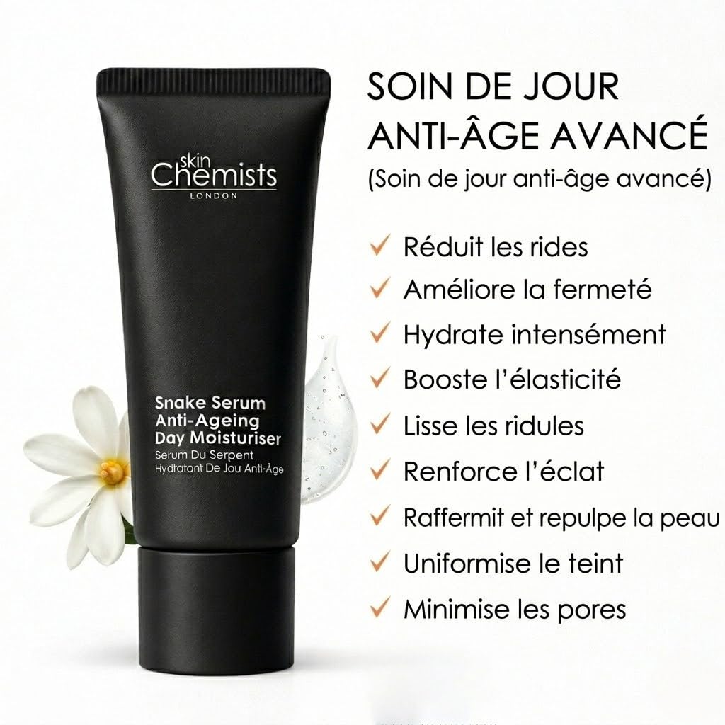 skinChemists Snake Serum Anti-Ageing Day Moisturiser 50ml