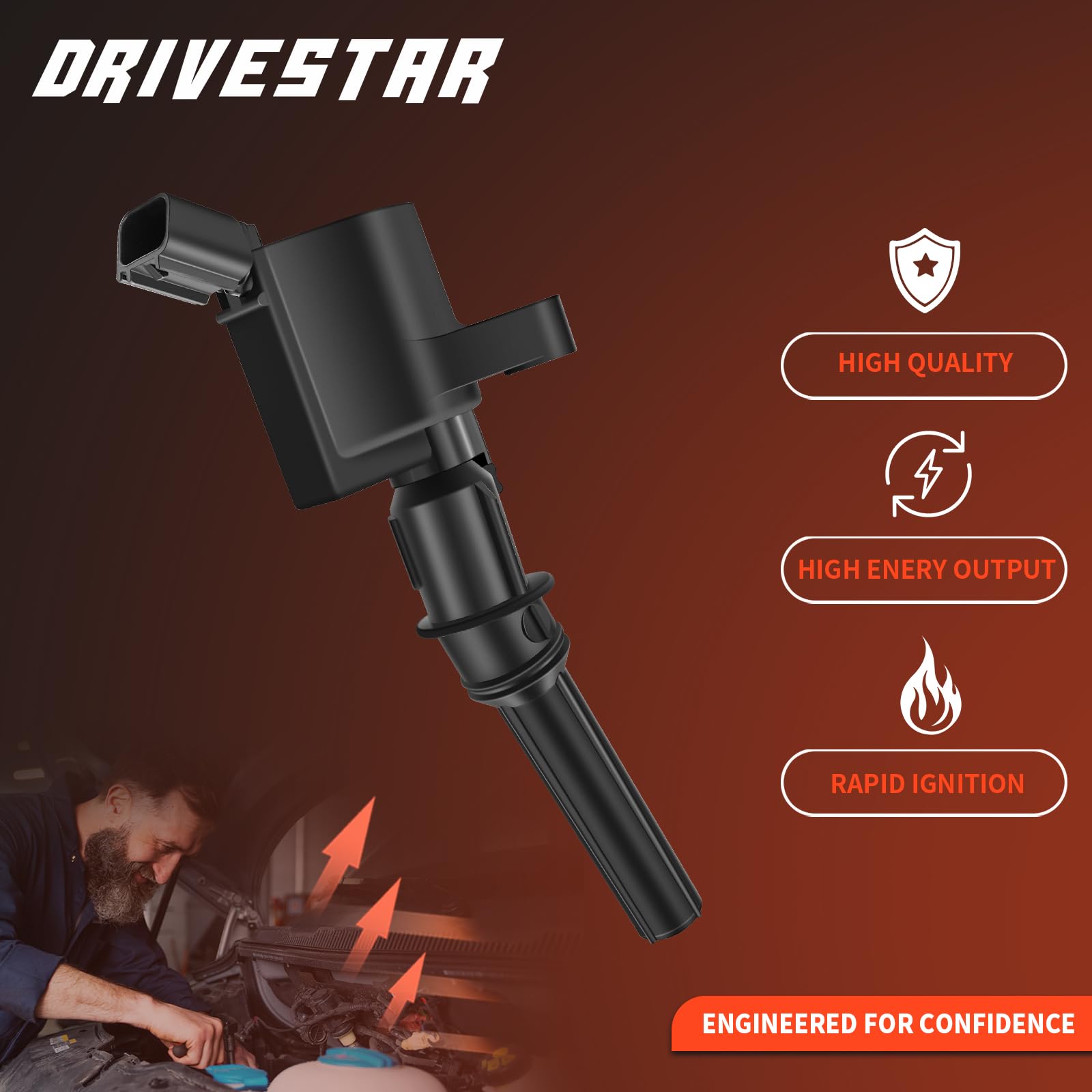 Snapklik.com : 8 Pack DG508 Ignition Coil Pack 4.6L 5.4L V8 Compatible ...