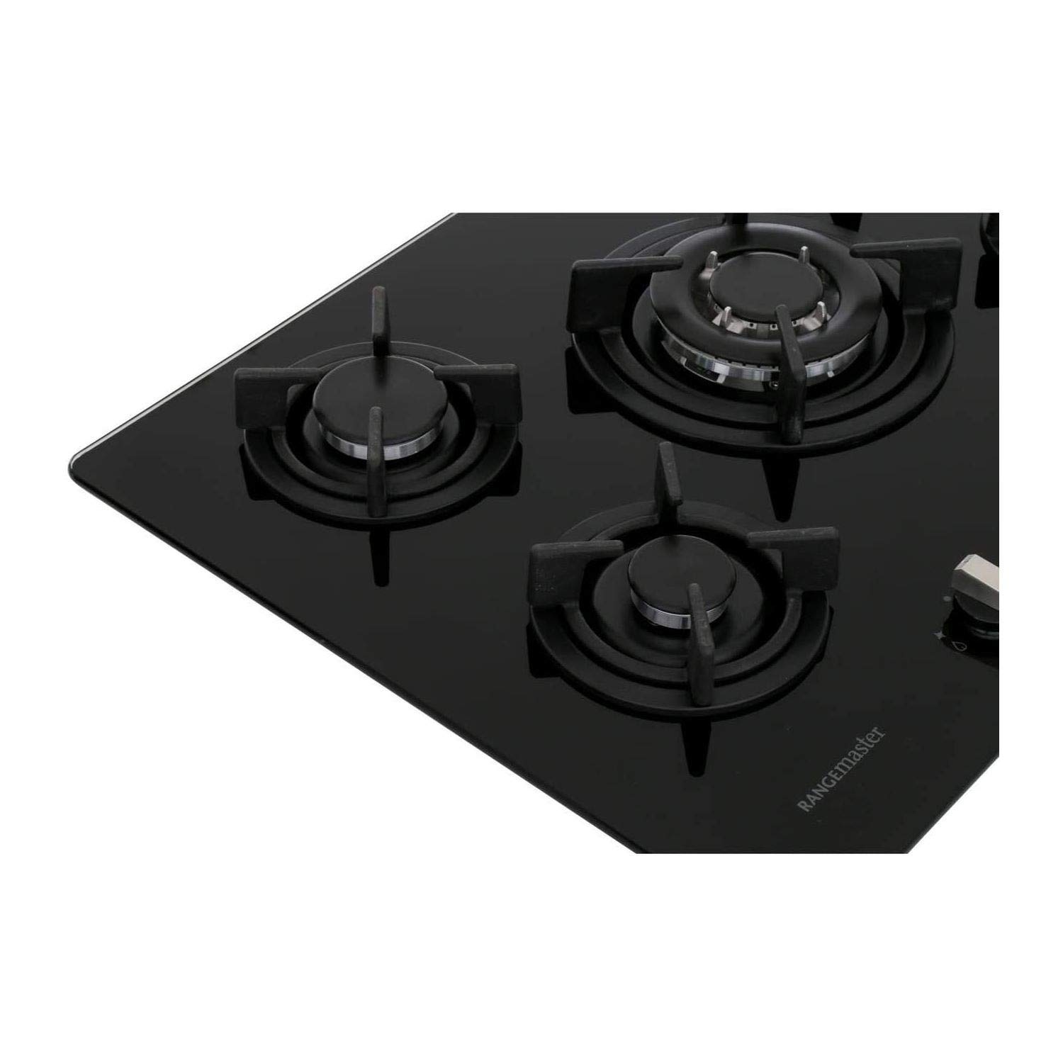 Rangemaster RMB70HPNGFGL 70cm 5 Burner Gas Hob Black Glass Buy Online