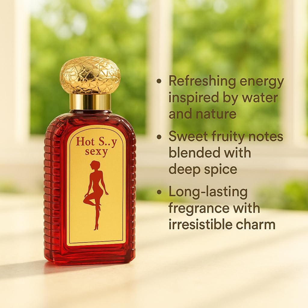 Women's Perfume with Vanilla, Cinnamon, Cherry Notes, Red Bottle with Gold Cap, Sexy and Romantic Perfume for Women 100ml / 3.4 fl.oz - Image 3