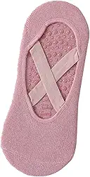 Meias de ioga femininas antiderrapantes, para pilates, balé, dança, treino descalço