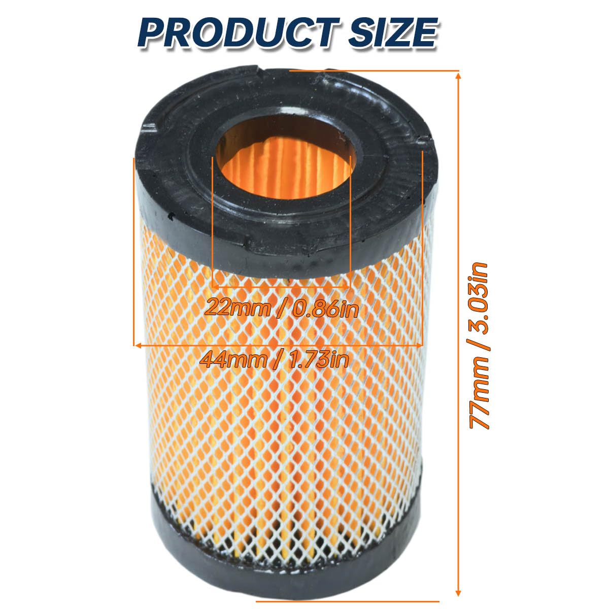 ZAMDOE 35066 Air Filter for Tecumseh ECV100 ECV120 LEV90 LEV100 LEV115 OVRM60 TC300 Engine Replace for Tecumseh 740019B 740095, for Craftsman 33342 63087A 10096Air Filter, with Spark Plug - Image 2