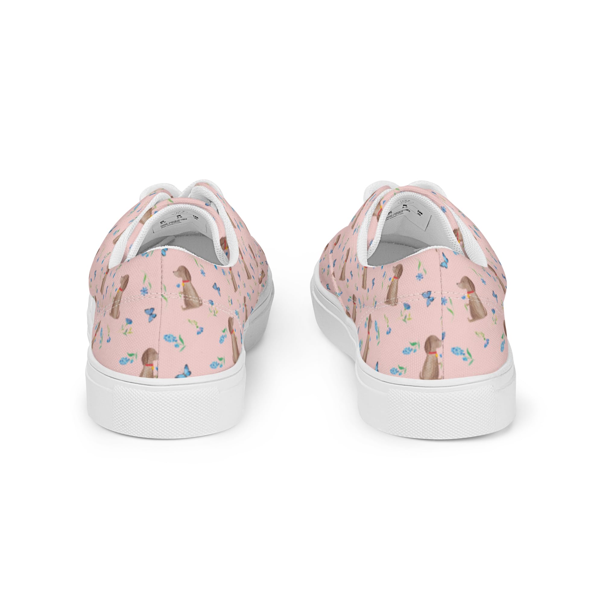 Mr. & Mrs. Panda Damen Stoffschuhe Hund Blume