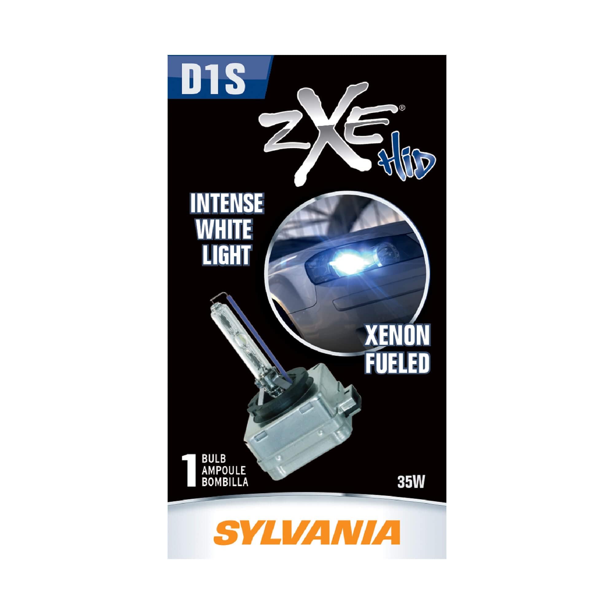 HYDEIST81° SYLVANIA D1S SilverStar zXe HID Headlight Bulbs, 1 Pack