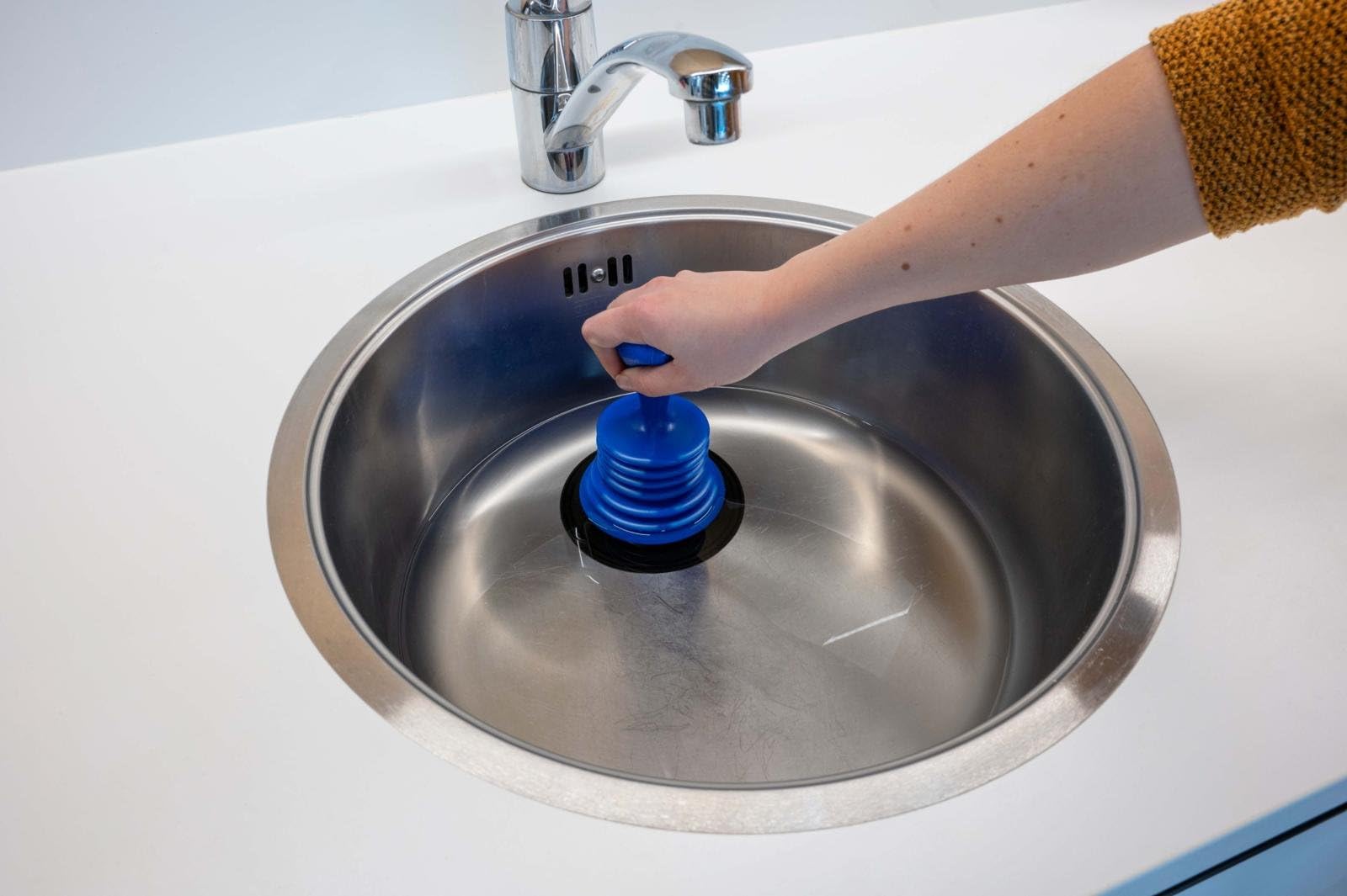 Mini Sink Plunger for unclogging Blocked Sink Ergonomic Design for Comfortable and Effective Clog Removal. Durable Performance - Image 4