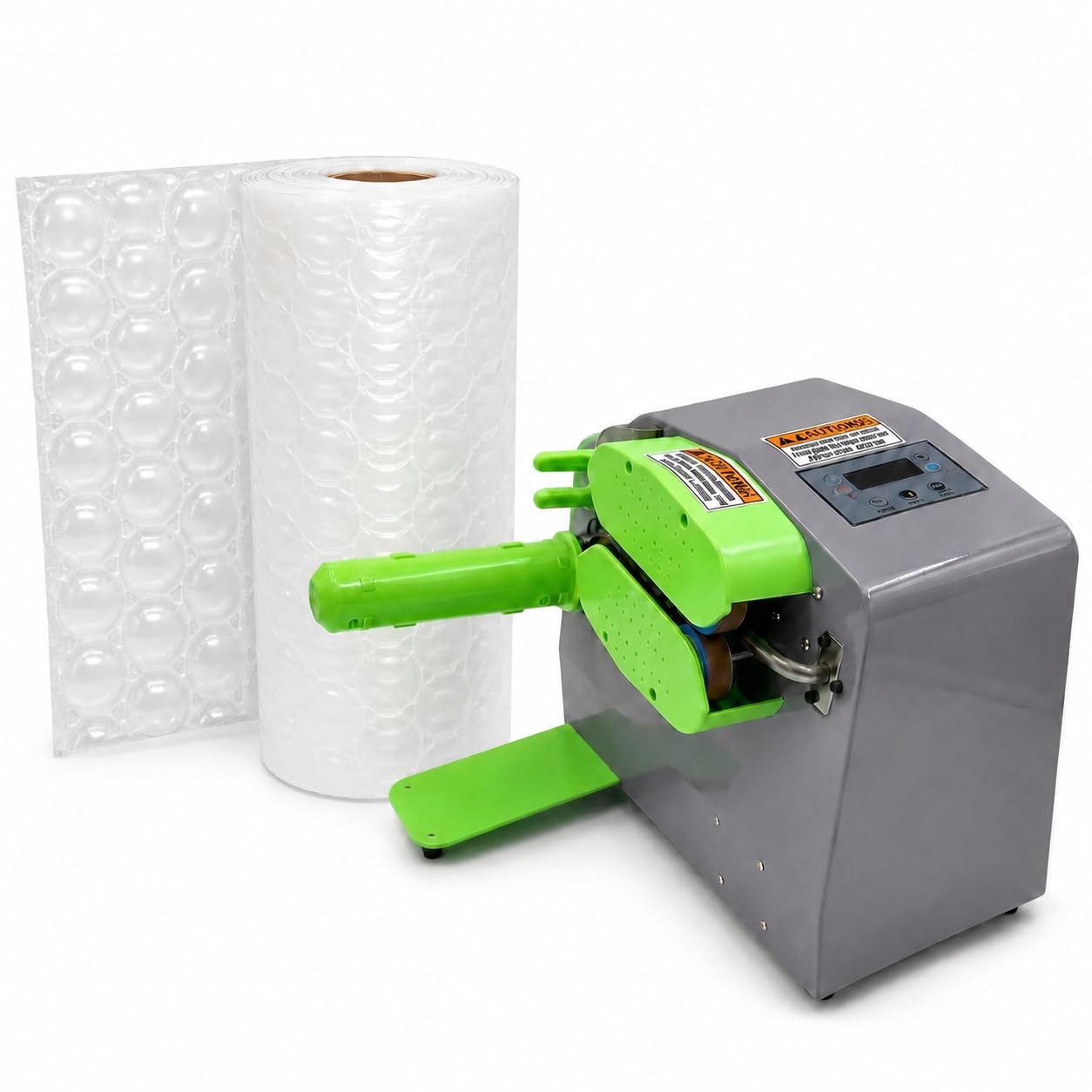 Luftpolstermaschine für Luftkissenfolie 300mm Bubble Film, kompakte Verpackungsmaschine mit digitaler Steuerung