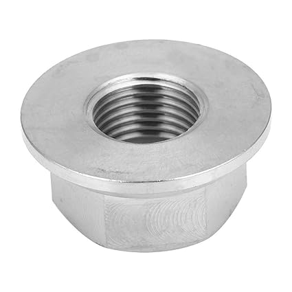 Bicycle Hub Axle Screw Nuts, M5/M6/M8/M10/M14 Bicycle Flange Nut for Bike Wheel