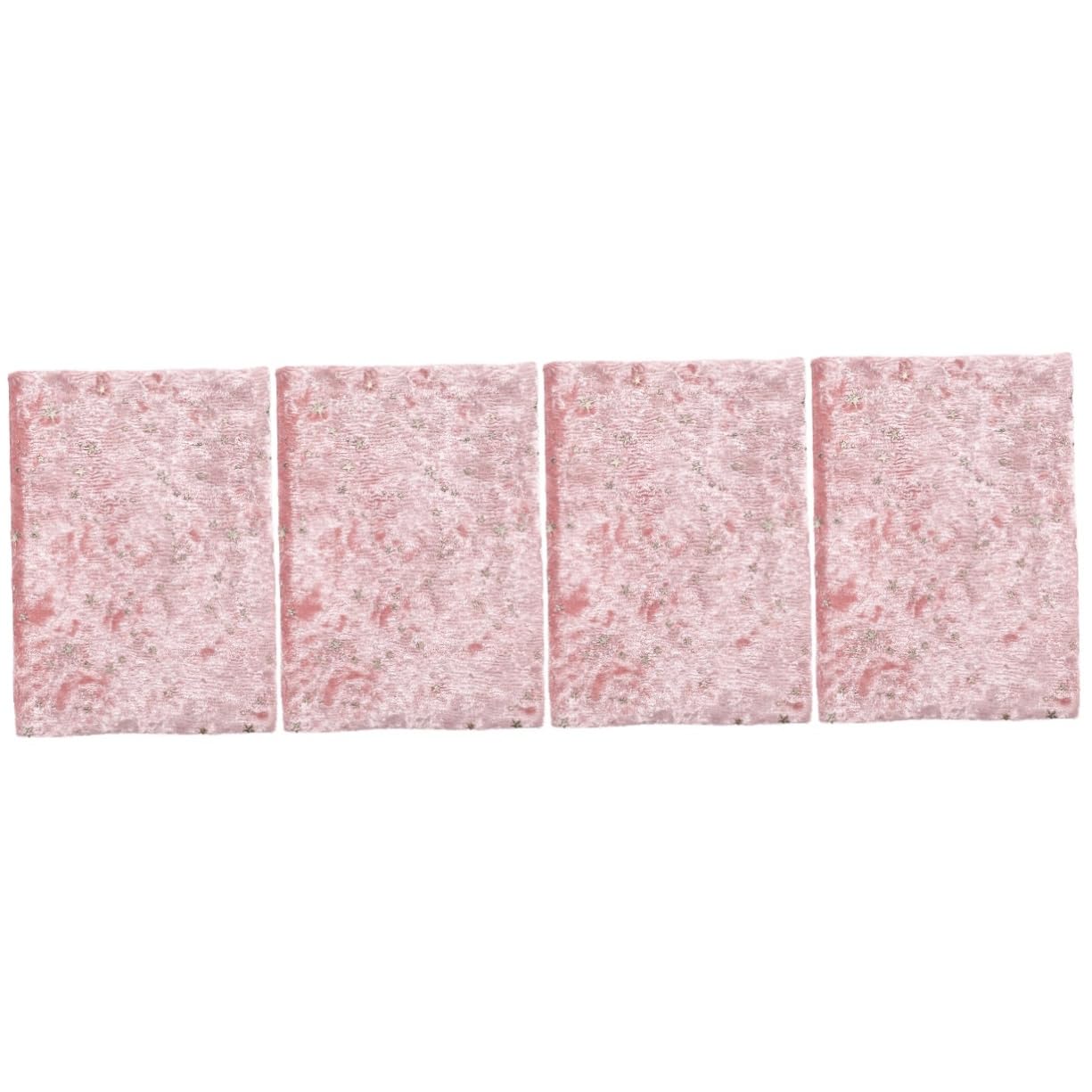 DOITOOL 4 Pezzi Copertura Decorativa per Libri con Vintage Protezione per e Taccuini per Libri Colore Rosa Protegge Macchie e Usura